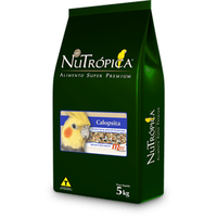 Ração Nutrópica para Calopsita Seleção Natural Sementes e Extrusado Mini Bits