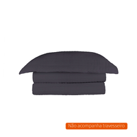 Colcha Casal Loft Cinza 220x240 Cm