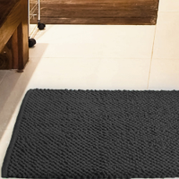 Tapete De Banheiro Micropop - Cinza Novo