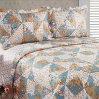 Colcha Queen 3 Peças Patchwork Evolution Amelie