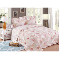 Colcha Evoluition Patchwork King 260x280 Grisa Camesa
