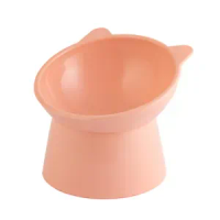 Comedouro Alto para Cães e Gatos HomePet Rosa - 500 ml