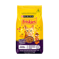 Ração Friskies Gatos Adultos Castrados Megamix - 1 kg