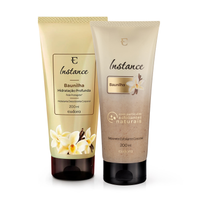 Combo Instance Baunilha: Hidratante Corporal 200ml + Sabonete Esfoliante 200ml
