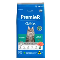 Ração Premier Ambientes Internos Light Gatos Adultos Salmão