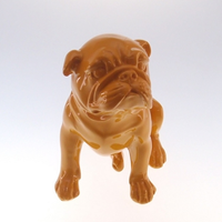 Enfeite - Bulldog amarelo