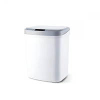 Lixeira Automática Inteligente 15L Branca - Sensor De Movimento