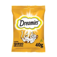 Petisco Dreamies Queijo para Gatos Adultos - 40 g