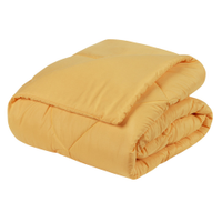 Edredom Queen Unique Dupla Face Micropercal 200 Fios 1 Peça - Amarelo