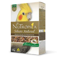 Ração Nutrópica Sementes e Extrusados Natural para Calopsitas