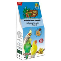 Biscoito para Calopsitas e Periquitos Biscottini Pet - 80 g
