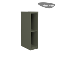 Armário Aéreo de Cozinha 2 Nichos Herval Viana, MDF, Verde Hill