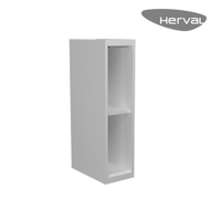 Armário Aéreo de Cozinha 2 Nichos Herval Viana, MDF, Branco Ártico
