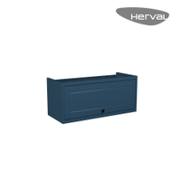 Armário Aéreo MDF Herval Viana, 1 Porta, Azul Orion, 80 cm