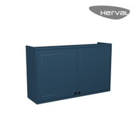 Armário Aéreo MDF Herval Viana, 2 Portas, Azul Orion, 120 cm
