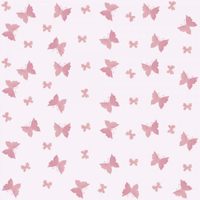 Papel de Parede Kids Borboletas Rosas
