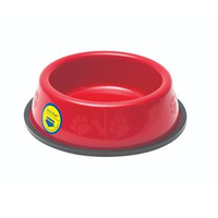 Comedouro e Bebedouro Pesado para Filhotes Tudo Pet Vermelho
