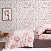 Papel de Parede Kids Girafa Menina