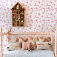 Papel de Parede Kids Ursinho Menina