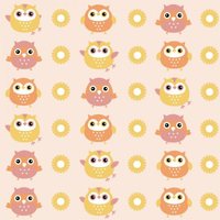 Papel de Parede Kids Corujinhas