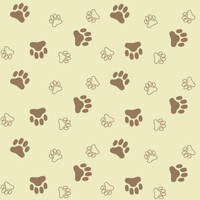 Papel de Parede Kids Patinhas Cachorro