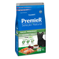 Ração Premier Seleção Natural Cães Filhotes Raças Pequenas Frango - 1K