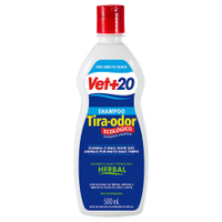 Shampoo Tira Odor Vet+20 Herbal - 500ml