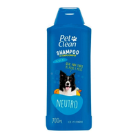 Shampoo e Condicionador Neutro Cães e Gatos Pet Clean - 700 ml