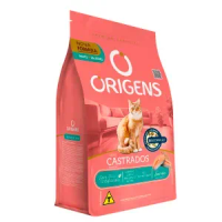 Ração Origens Gatos Castrados Salmão