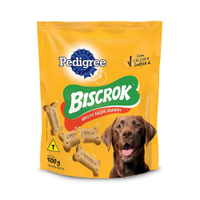 Biscoito Pedigree Biscrok Cães Adultos Raças Grandes 500g.