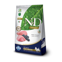 Ração N&D Prime Cães Adultos Mini Cordeiro e Blueberry