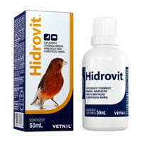 Hidrovit Suplemento para Pássaros - 50 ml