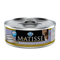 Ração Úmida Matisse Mousse Gatos Adultos Sardinha - 85 g