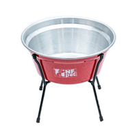 Comedouro Aramado Simples NF Pet Vermelho - 1,5 L