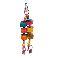Brinquedo para Aves Pêndulo das Argolas Real Brinquedos Pet - Único