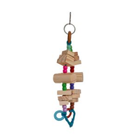 Brinquedo para Aves Pendulo Natural Real Brinquedos Pet - Único