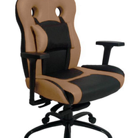 Cadeira Gamer com Almofada Linha Gamer Racing Caramelo