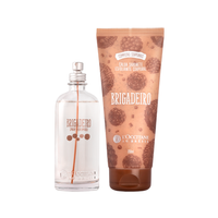Combo Brigadeiro: Spray Perfumado e Calda Sabonete Esfoliante