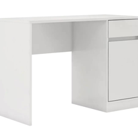 Escrivaninha 01 Porta 01 Gaveta Morada 29600 Branco Demobile