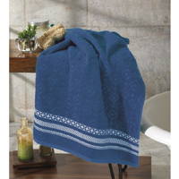 TOALHA DE BANHO JACQUARD PREMIUM FJ5708 - AZUL