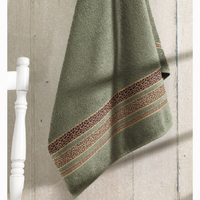 Toalha De Banho Jacquard Premium Fj5107- Musgo