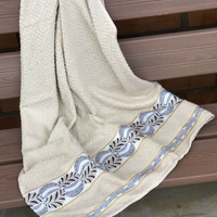 Toalha De Banho Jacquard Premium Fj5276 - Bege