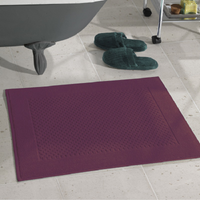 Toalha Para Piso Felpudo Prime Liso Bordo AF-1386