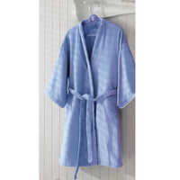 Roupão infantil Velour Liso Dohler - GG Azul