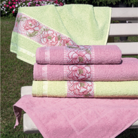 Jogo de Banho 5 Peças Felpudo Jacquard Premium FJ-5455 A