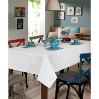 Toalha de Mesa Retangular 6 Lugares Clean Athenas Edite Dohler