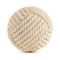 Enfeite Decorativo "Esfera" em Poliresina Off White 13x13 cm - D'Rossi