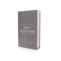 Livro Decorativo de Papel "Gray Destination Cinza" 27x17x5 Cm - D'Rossi