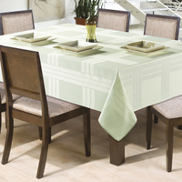 Toalha de Mesa Quadrada 4 Lugares Prática Versátil Verde