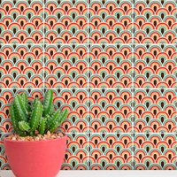 Adesivos de Azulejos Ladrilhos Hidráulicos Modelo 25-15x15cm